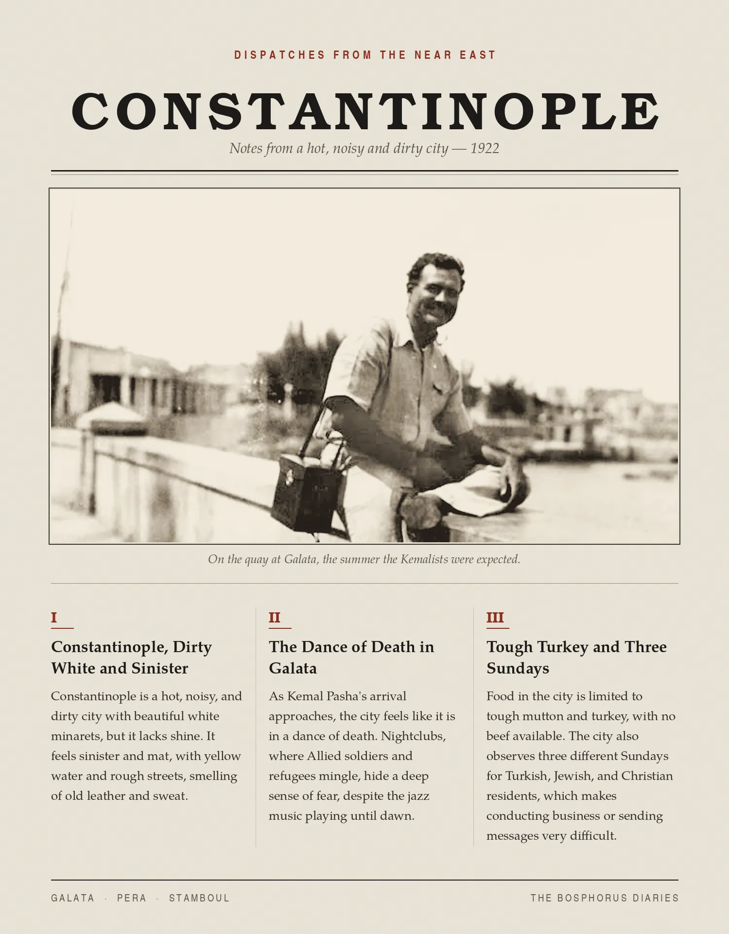 Ernest Hemingway in Istanbul: Exploring the City's Literary Past Ernest Hemingway in Istanbul: Exploring the City's Literary Past